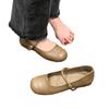 Shallow Single Shoes Women's New Spring and Autumn New French Grandma Shoes with Skirt Flat Mary Jane Shoes Flat Shoes