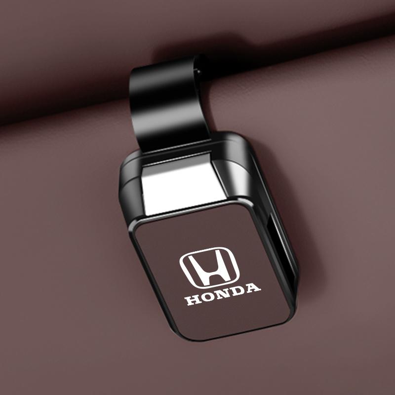 For Honda Civic Accord Fit City Vezel CR-V Odyssey Pilot Jazz HRV Car Sun Visor Glasses Holder Sunglasses Case Eyeglasses Clip