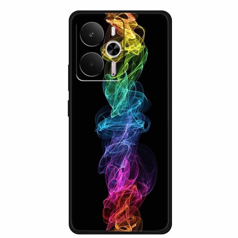 For Realme 14 5G Case Realme14 Coque 6.67" Black Silicone Soft TPU Phone Case For Realme 14 2025 Back Cover Case Shell Funda Cat
