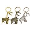 Yousheng Horse Head Keychain Smooth Touch Key Holder Backpacks Wallets Key Chain Decorative Pendant Key Accessory