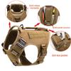 Explosion-Proof Tactical Dog Vest with Chest Harness for Large Dogs