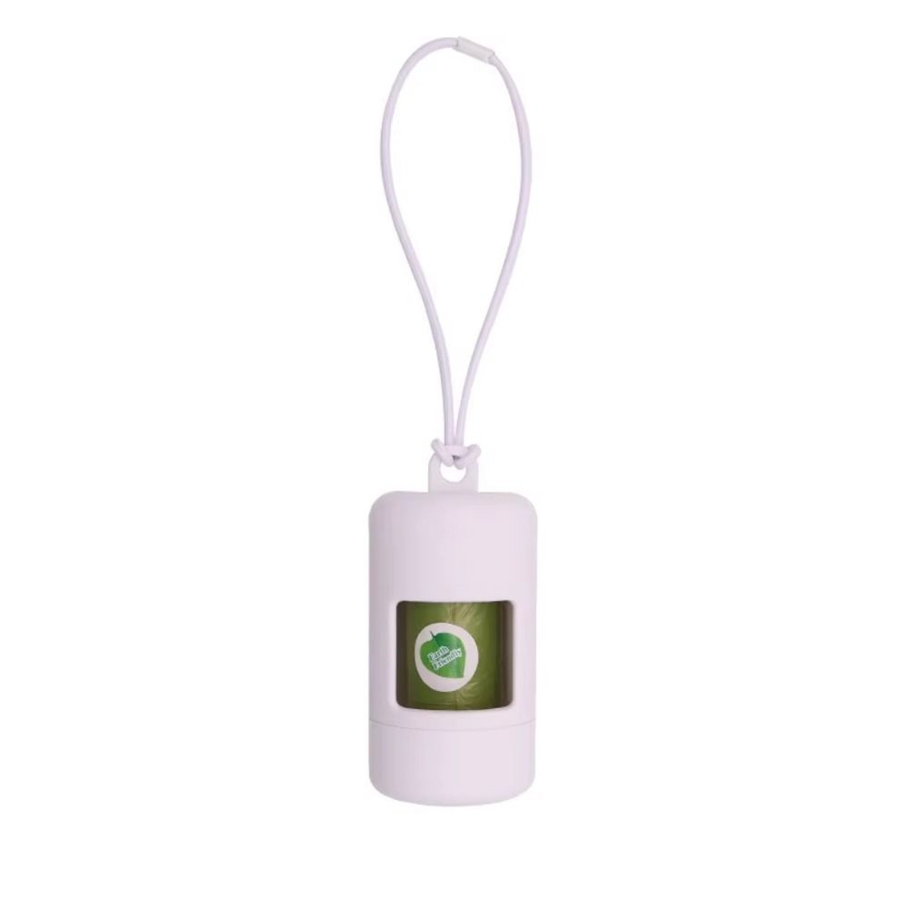 Solid Color Pet Garbage Bag Dispenser Plastic Cylinder Pet Waste Carrier  Outdoor Use