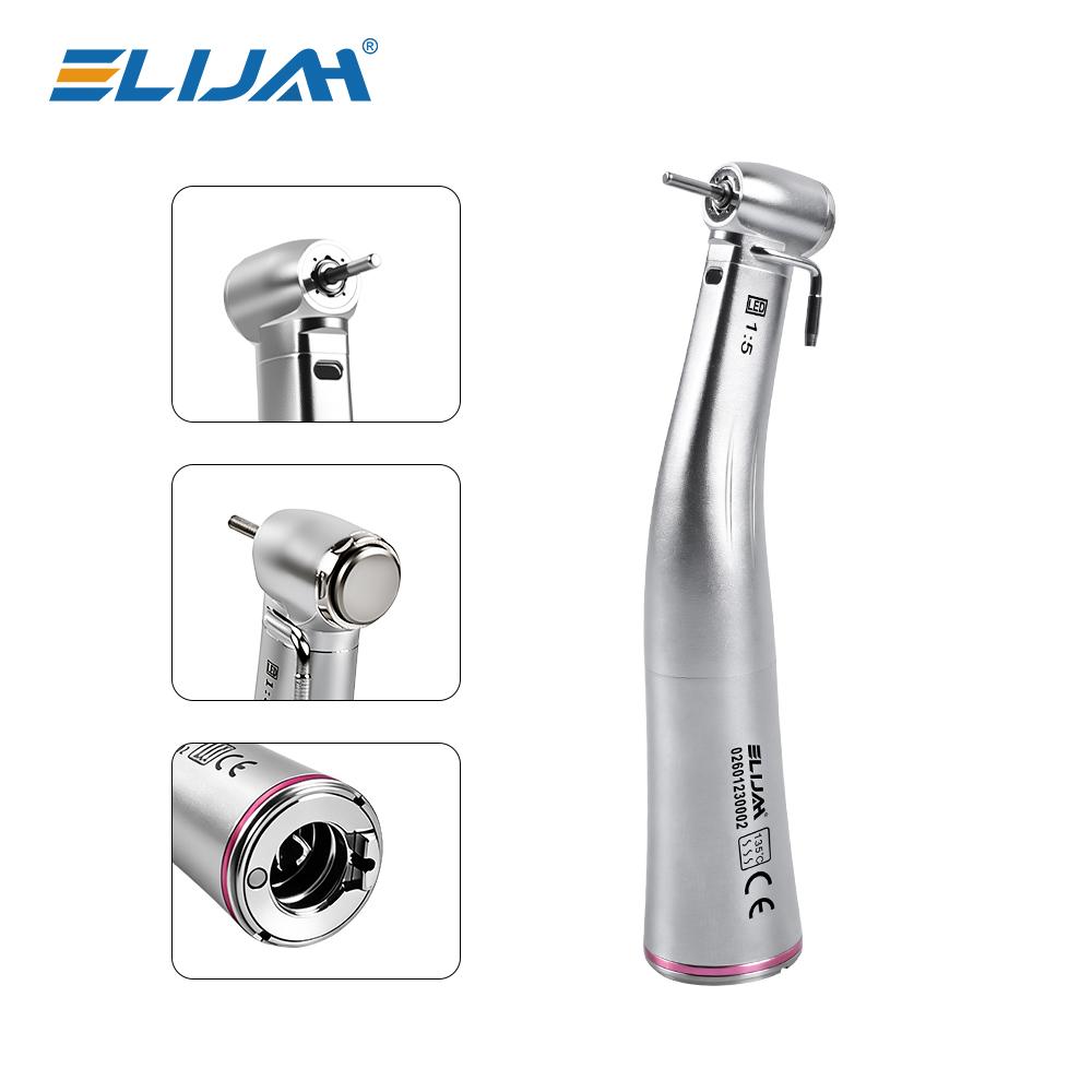 SYJH Dental Low Speed Handpiece Fiber Optic 1:1/1:4.2/1:5 Increasing Speed Contra Angle Internal Water Spray Handpiece Equipment