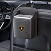 Car LOGO Sticker Seat Back Storage Case Hanging Bag Trash Can Bin For New Bentley Flying Spur Continental GT Bentayga Mulsanne CL5