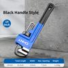 Pipe Wrench European Style Heavy Duty 10" Pipe Pliers 8 To 14 Inch Quick-Opening High-Carbon Steel Plumbing Pincers Repair Tool