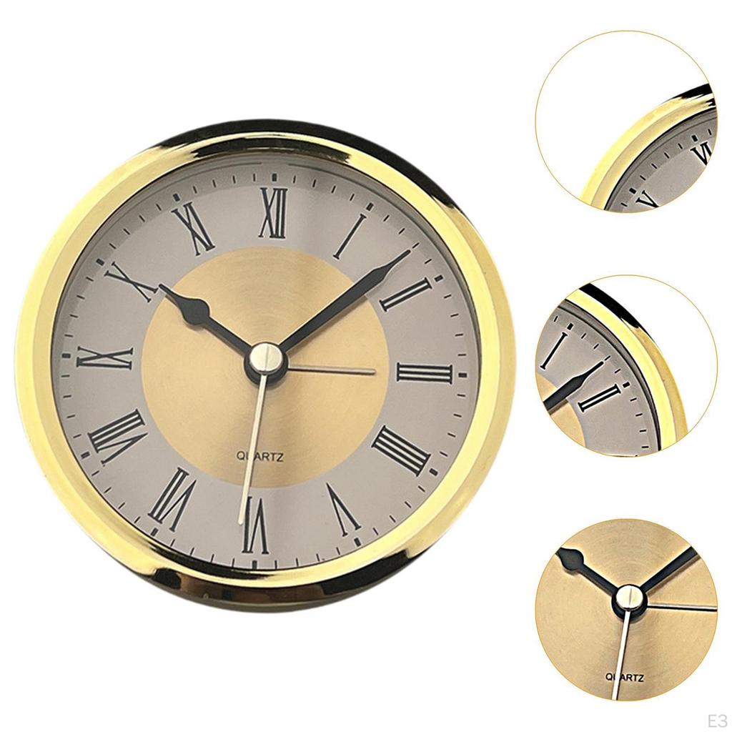 Круглые вставные часы с головкой Mini Modern с римскими цифрами 3,5 дюйма для гостиной