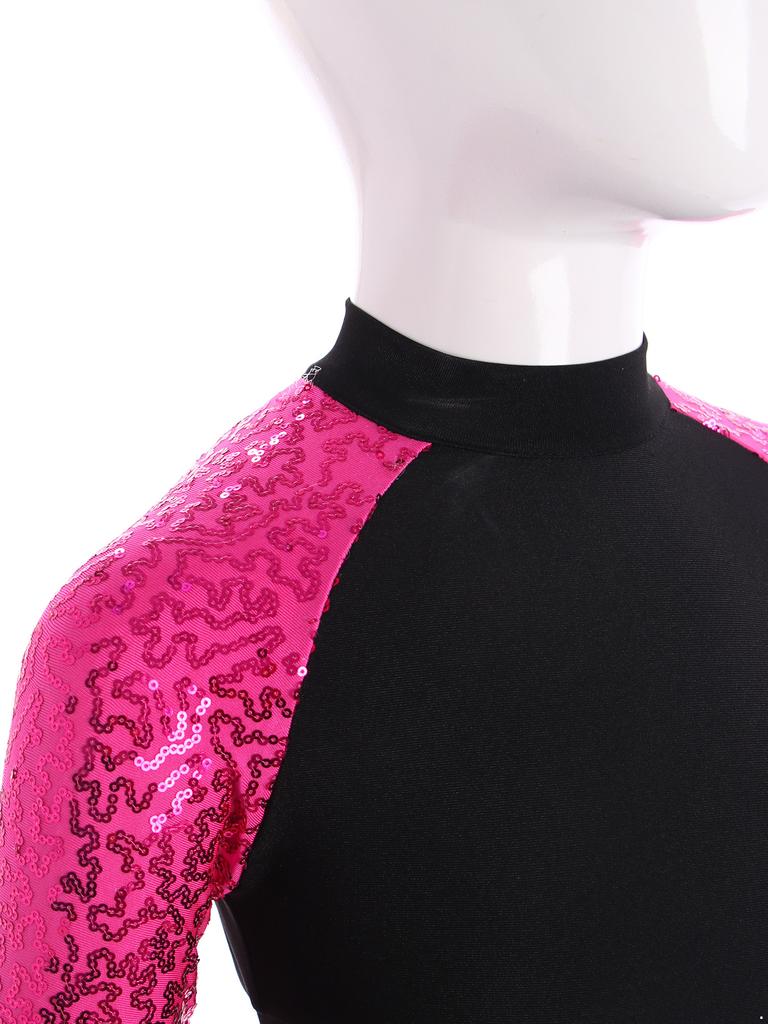 Блестящие топы с вырезами для девочек, джазовые танцевальные костюмы для хип-хопа, танцевальная одежда для выступлений на сцене, спортивная одежда