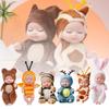 4 Inch Baby Dolls 6pcs Set Realistic Baby Dolls Toys with Cute Handmade Doll Clothes for Suitability Kids 3 and Up