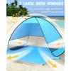 Полностью автоматическая палатка для кемпинга, мгновенная всплывающая палатка, уличная большая портативная сверхлегкая пляжная палатка для семейной вечеринки, ветрозащитная и водонепроницаемая