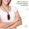 Освежитель воздуха, носимый электронный ионизатор, перезаряжаемый, шейный, 1200 Вт/см³, малошумный генератор отрицательных ионов, внутренний смог для автомобиля
