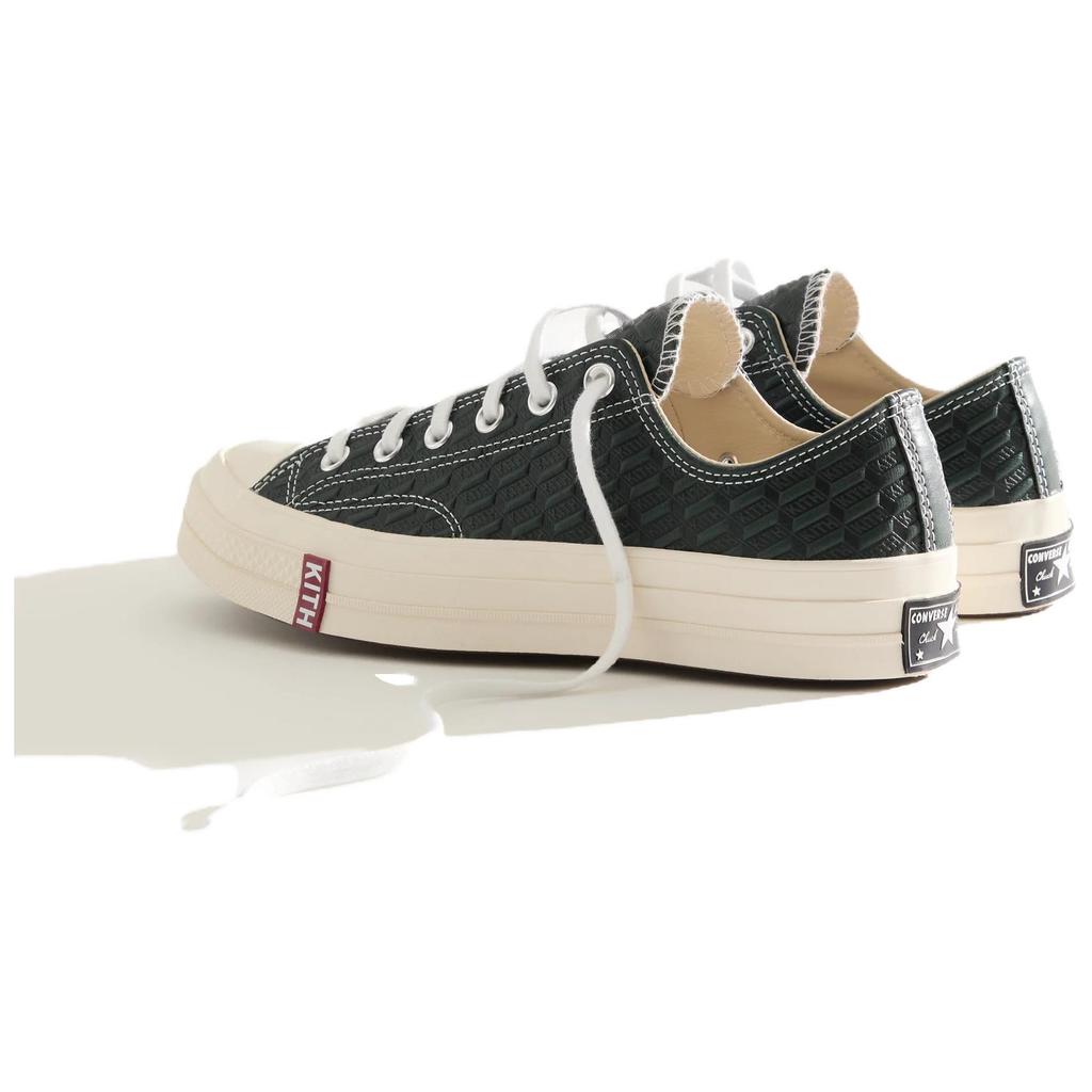Kith x Converse Chuck 70 Low Scarab Monogram Мужские кроссовки Зеленый Черный Эгрет-Деко A11439C