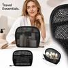 Сетчатая косметичка Портативная дорожная косметичка Маленький органайзер для косметики и аксессуаров