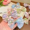 Заколка для волос Девочка Тонкая Кружево Органза Вышивка Цветочное Кружево Имитация Жемчуга Декор Заколка для волос Стиль Весенний Лес Заколка для волос