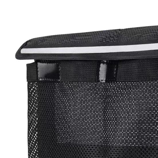 Boat Storage Bag Tear-Resistant Mesh Organizer Reflective Self-Adhesive Caddy for Gloves Tools Tackle Universal Ship Gear Holder
