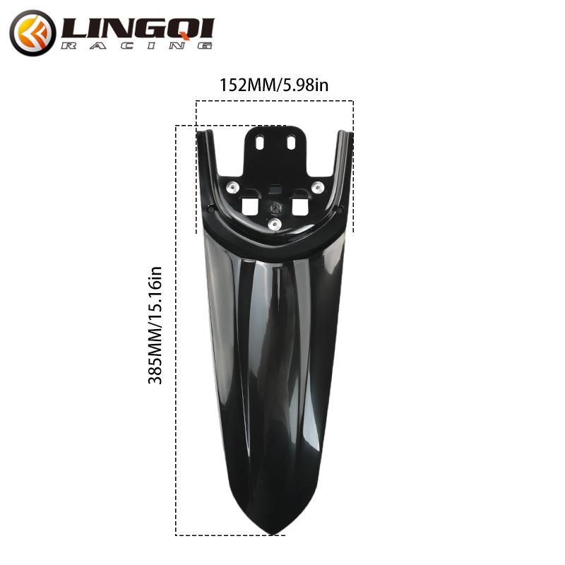 LINGQI RACING Motorcycle Mudguard Wheel Splash Guard Rear Fender For Light Bee LightBee Eride Pro SS 3.0 Electric Bike Modified