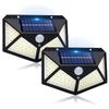 100 LED Solar L PIR Motion Sensor Wall Light Outdoor Solar Lamp Waterproof Solar Powered Sunlight Street Lamp Garden Decor