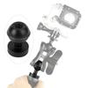 Кронштейн для дайвинг-фонаря База шаровой головки для экшн-камеры Крепление «горячий башмак» Отверстие с резьбой 1/4(черный)