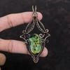 Copper Ruby Zoisite Pendant Copper Wire Wrapped Pendant Elegant Jewelry Top Quality Gemstone Pendant Gift For Women Handmade Copper Jewelry