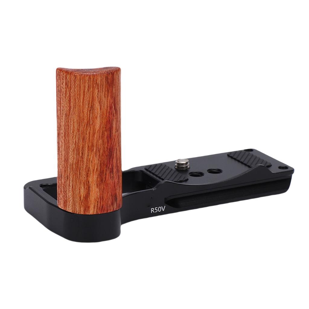 Handgrip L Shape Bracket Handle Fit for R50V Camera with Built In Quick Release Plate Hand Grip Holder Anti Slip Pads Design