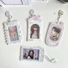 1Pc Cute Mobile Phone Camera House Shape PVC Card Holder Kpop 3-inch Photocard Display Pendant for Backpack Keychain