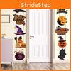 Halloween Festive Door Decoration With Bat Pumpkin Door Hanging For Scene