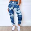 Ladies Casual Fashion Print Casual Pants Sweatshirt Trousers
