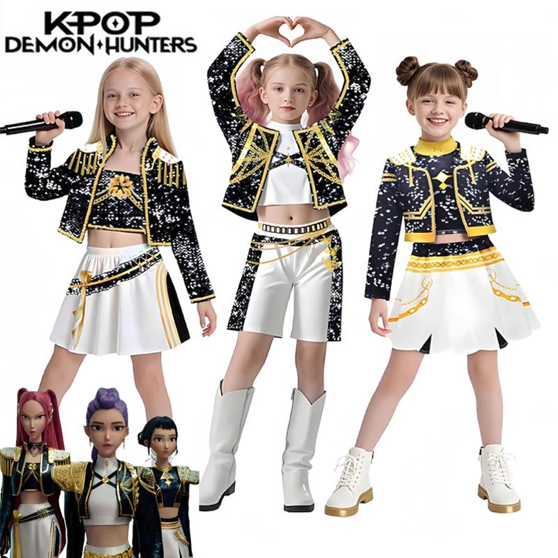 K-pop Охотники на демонов Мира Руми Зои 3D-печатные наряды Кино