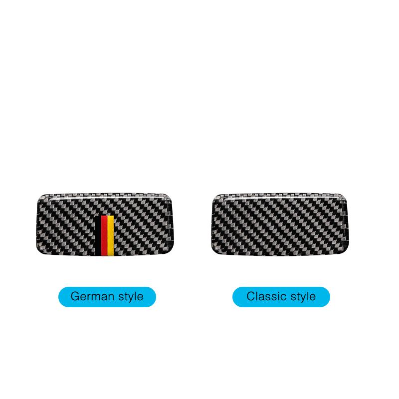 For Mercedes Benz W176 A Class CLA GLA Carbon Fiber Car Interior Copilot Glove Box Switch Panel Trim Sticker Tuning Accessories
