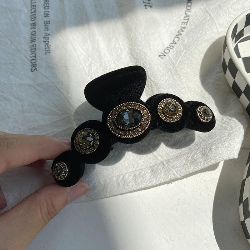 Барочные хрустальные заколки для волос, украшения для женщин, китайский бутик, головной убор, роскошные украшения для волос ручной работы с драгоценными камнями, заколки