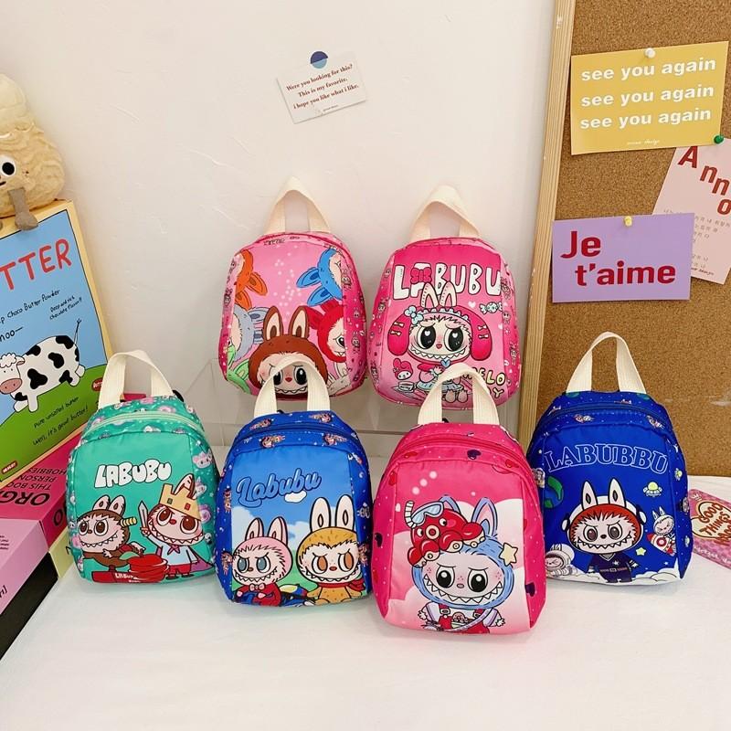Rocket Cute Astronaut Octopus Cartoon Pattern Children Backpack Mini