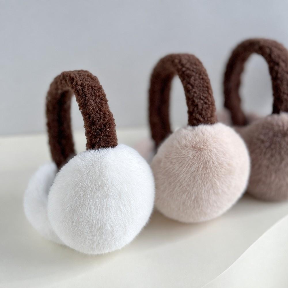 Soft Winter Earmuffs Faux Fur Ear Warmers New Foldable Ear Covers Cold Weather