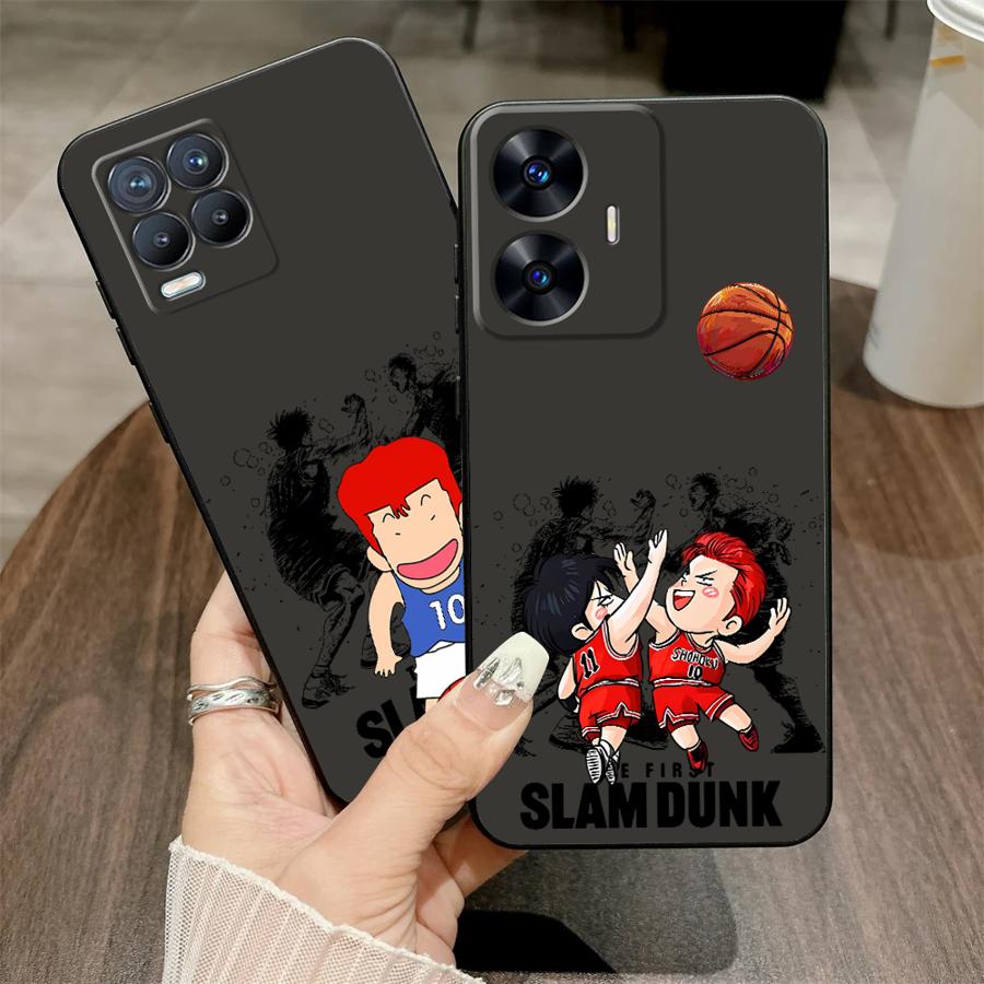 Slams Dunks Cool Case for Realme 12 14 C15 C12 P3 Ultra 11 Pro C21 C30 C33 C35 C53 C55 GT Master Neo2 Nazro 50 50i C25 6 7 8 9