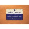 Wall Decor Scotland Slainte Mhath! Tin Sign Vintage Signs Metal Plaques Poster for Pub Garage Man Cave Cafe 8 x 12 inches
