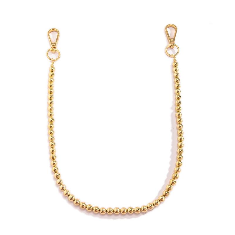 Простая имитация жемчуга цепочка на талию винтажные бусины бисерные джинсы брелок цепочка для девочек модные украшения