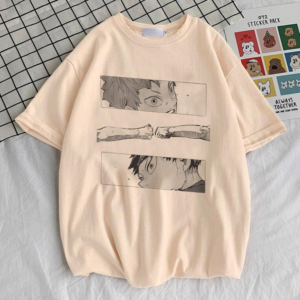 Haikyuu t-shirt women korean clothes kawaii streetwear hip hop 2000s t shirt Digital Pop Culture anime streetwear