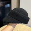 Женская элегантная и дышащая новая осенне-зимняя темпераментная универсальная кепка с коротким козырьком, теплая вязаная шапка, тренд