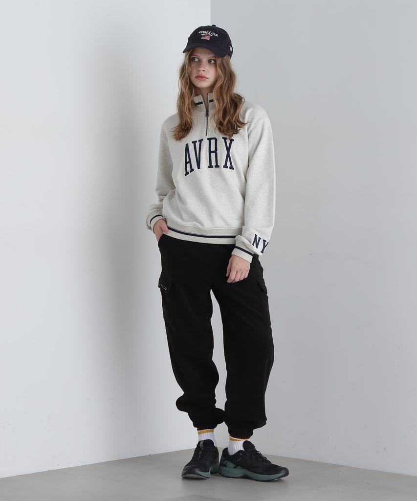 AVIREX Official Store Exclusive CARGO FLEECE PANTS women's S 010 black 783-4210602