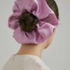 AVVINA PELLE Silk Scrunchie (L) - Lavender