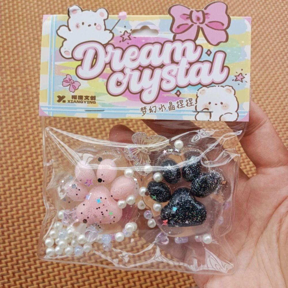 Блингблинг Кошачья лапка Игрушка-щипок TPR Сквиши Кошачья лапка Сенсорные игрушки Кошачья лапка Медленно восстанавливающаяся игрушка Уникальный подарок