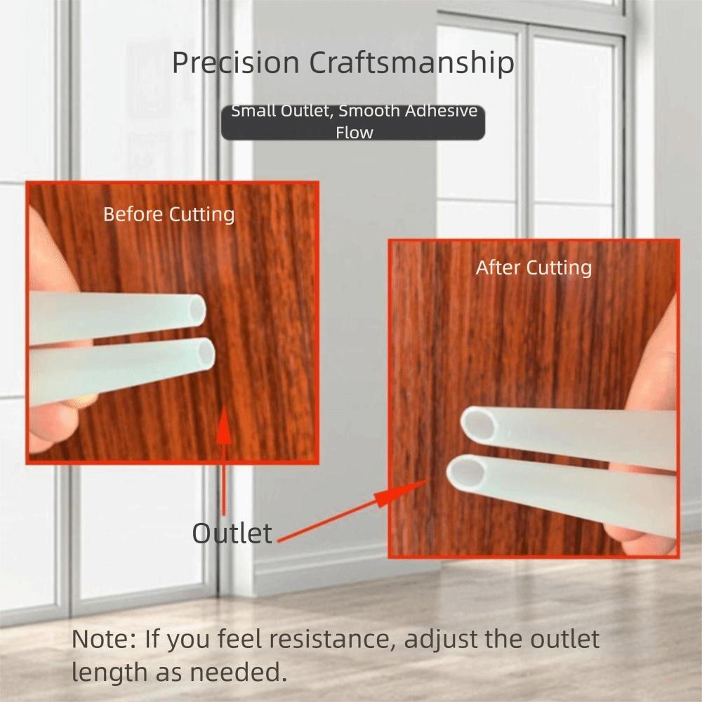 Sealant Applicator Glass Nozzles Universal Fit Plastic Glass Glue Nozzles  Home Construction