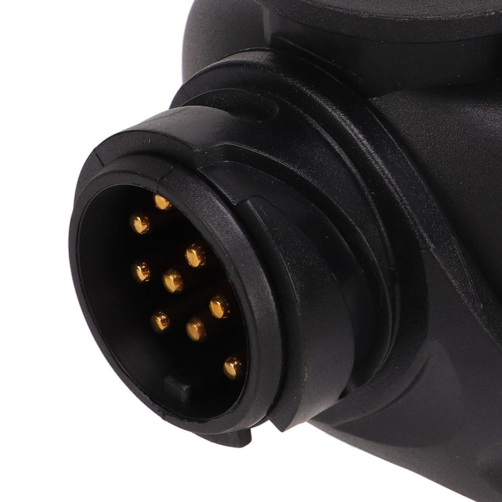 Universal 13 Pin to 7 Pin Trailer Plug Adapter Dual Dual Plug Conversion Adapte All Trailers