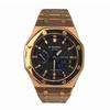 Мужские часы с ЖК-дисплеем и аналоговым двойным дисплеем, серия Black, GA-2100SKE-7A(Watch3--)