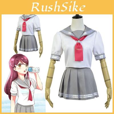 Love Live Sunshine Aqours Така́ми Чи́ка Униформа Матроска Костюм для косплея Юбка Для поклонников аниме