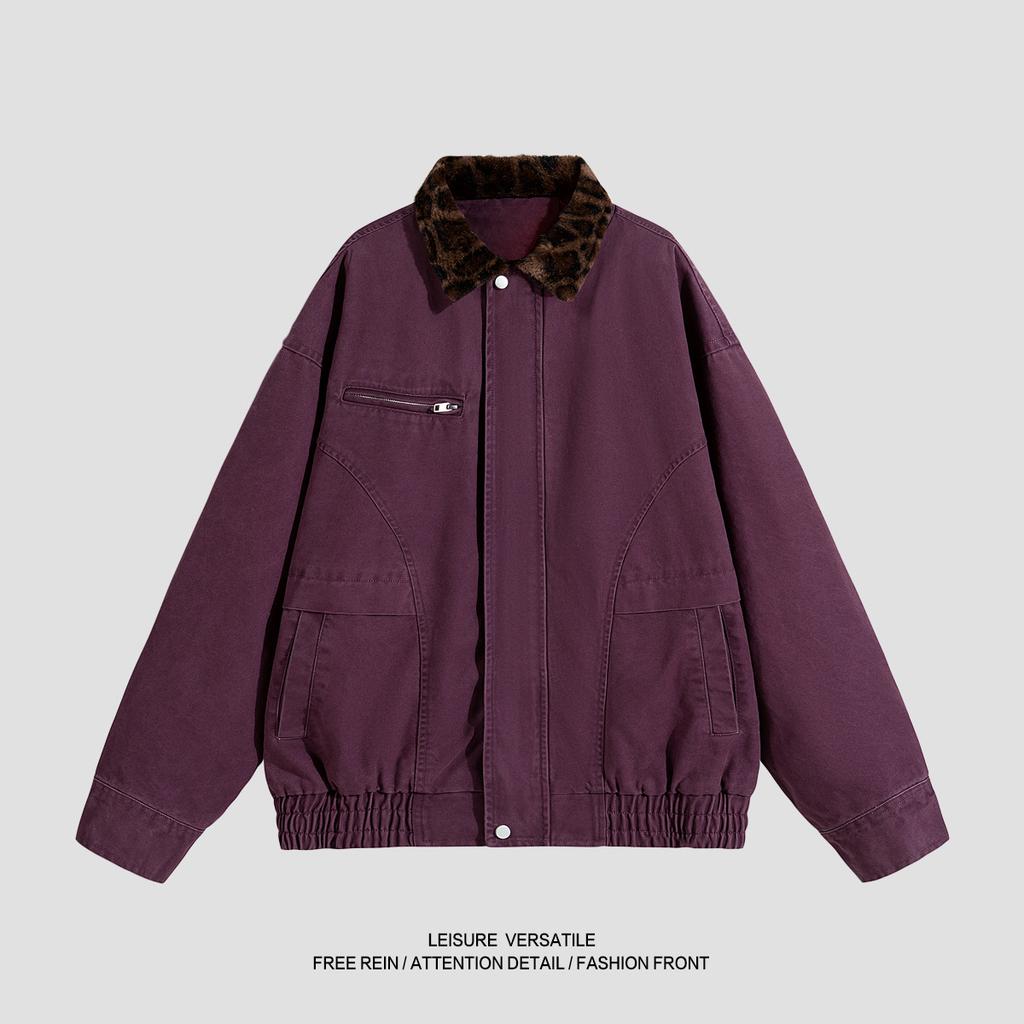 Универсальное пальто Минималистичная хлопковая куртка высокого класса Мужская куртка 2026 года Выстиранная Под старину Лацкан Мужская Весенне-осенняя одежда Дышащая Рабочая Повседневная куртка