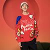 New FILA ORIGINALE Sweater Unisex Legend Red F11U519402F-RD