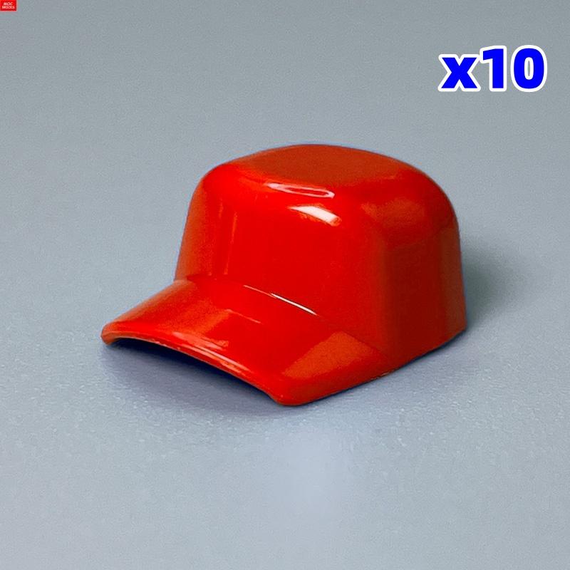 10 шт. Детали MOC Кепка Бейсболка Спортивная Шляпа Шлем Идеально для Фигурки 4 см Обучающие Строительные Кубики Игрушки Подарки для Детей