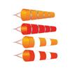 150cm Orange/Red Airport Windsock Rip-Stop Polyester Wind Measurement Sock Bag