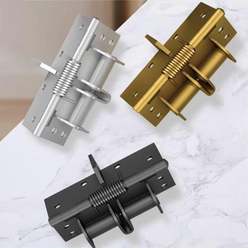 Right Angle Door Closer Self-Closing Invisible Door Spring Hinge Wooden Door