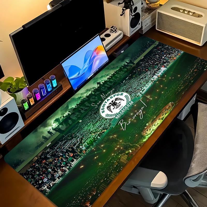 Konyaspor Color Mouse Pad Large Gaming Table Cushion Non-slip Laptop Tablet Big Mousepad XXL Mat Mini PC Playmat With Lock edge