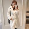 Autumn and Winter New Imitation Fur Imitation Mink Coat Women's Medium and Long Plush Coat Warm Thickened Coat
